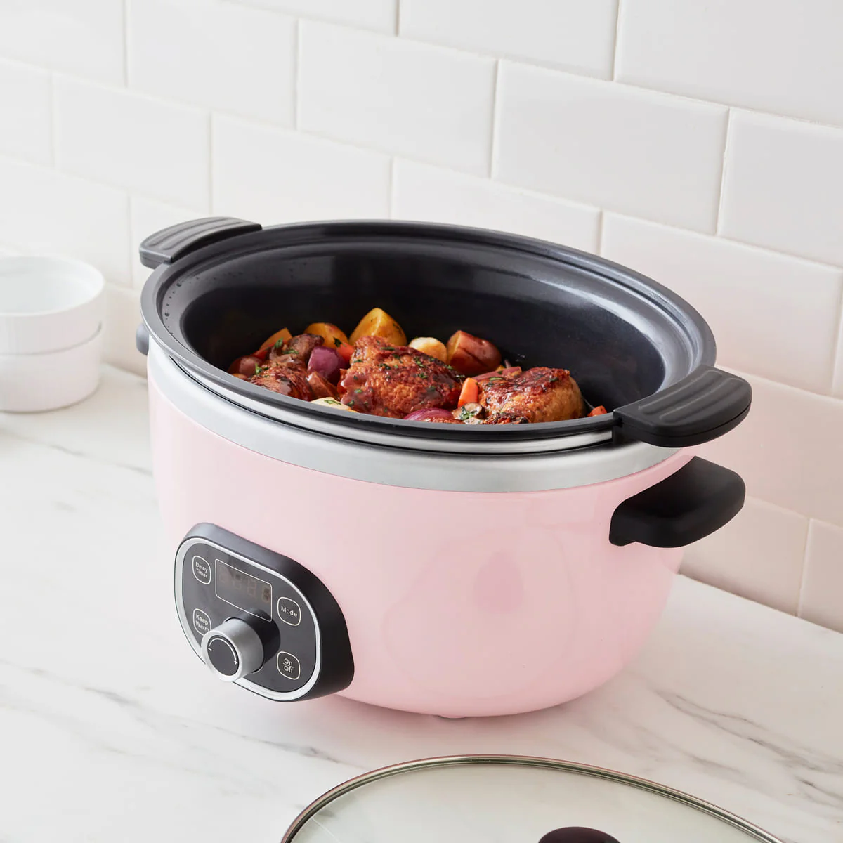 GreenLife<br> Duo Slow Cooker, Pink - Image 6