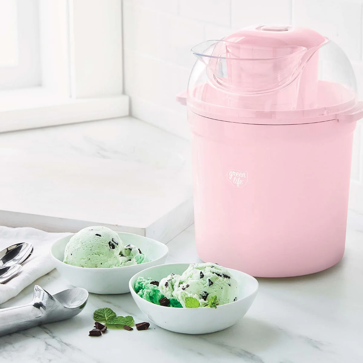 GreenLife <br>Ice-cream Maker, Pink - Image 5