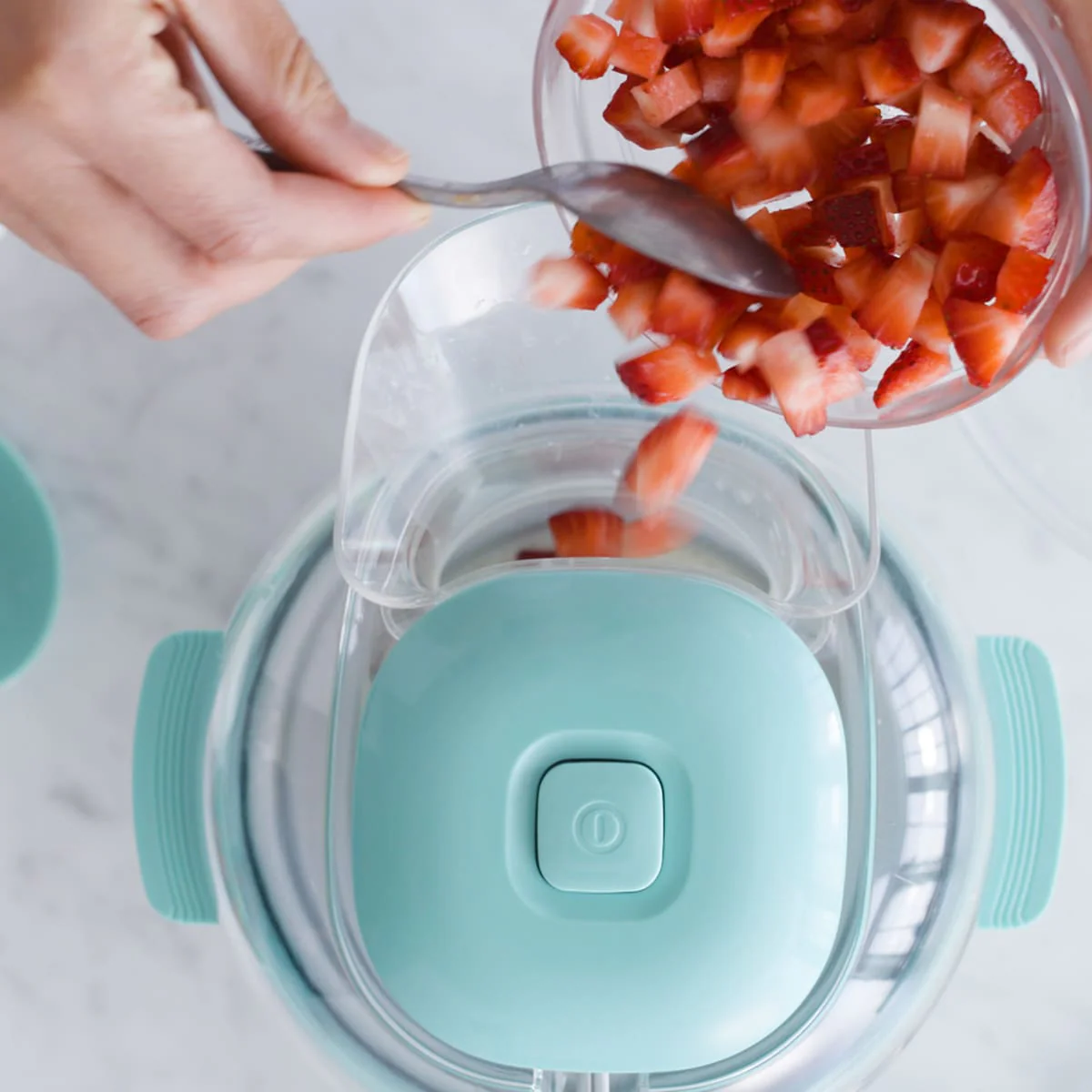 GreenLife <br>Ice-cream Maker, Turquoise - Image 3