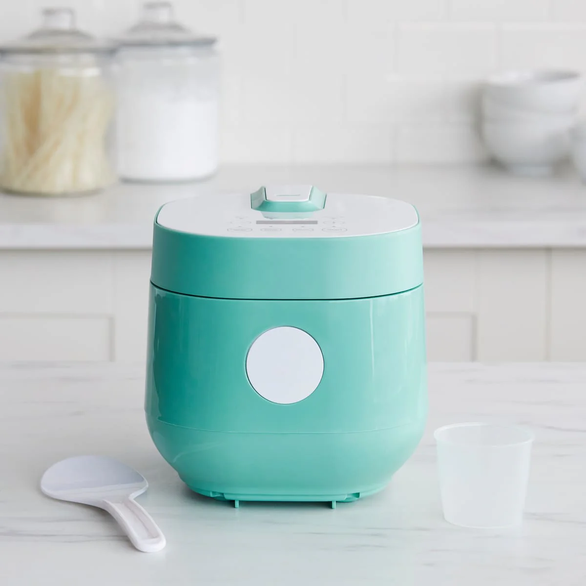 GreenLife <br>Go Grains Rice and Grains Cooker, Turquoise - Image 2