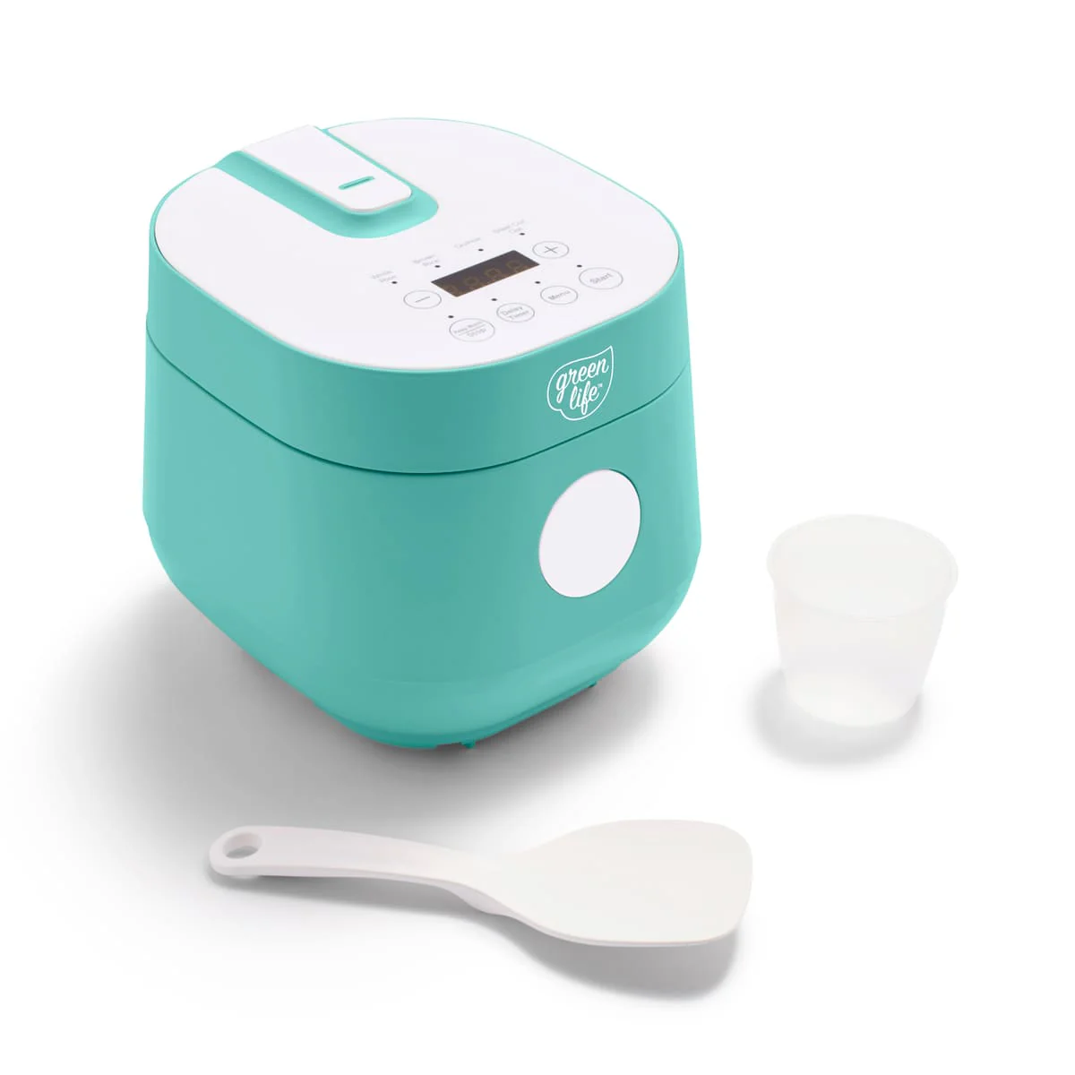 GreenLife <br>Go Grains Rice and Grains Cooker, Turquoise - Image 3
