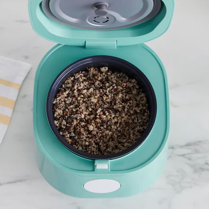GreenLife <br>Go Grains Rice and Grains Cooker, Turquoise - Image 7