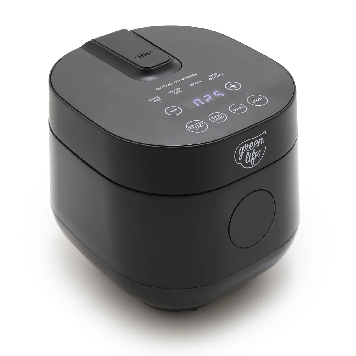 GreenLife <br>Go Grains Rice and Grains Cooker, Black