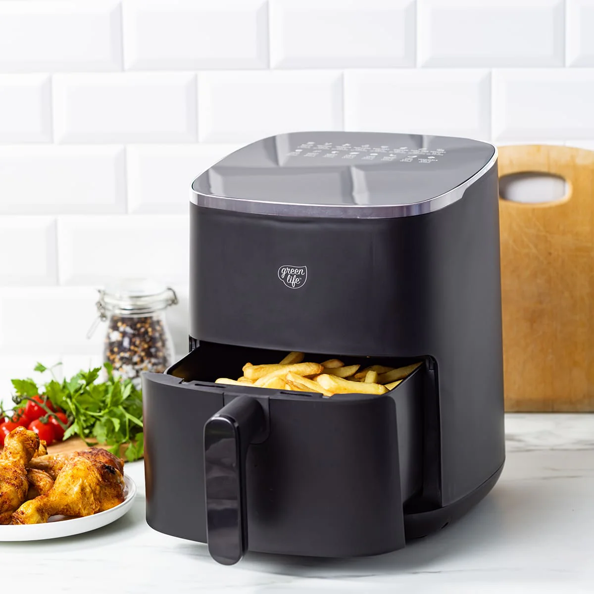 GreenLife<br> Air Fryer in Black - Image 4