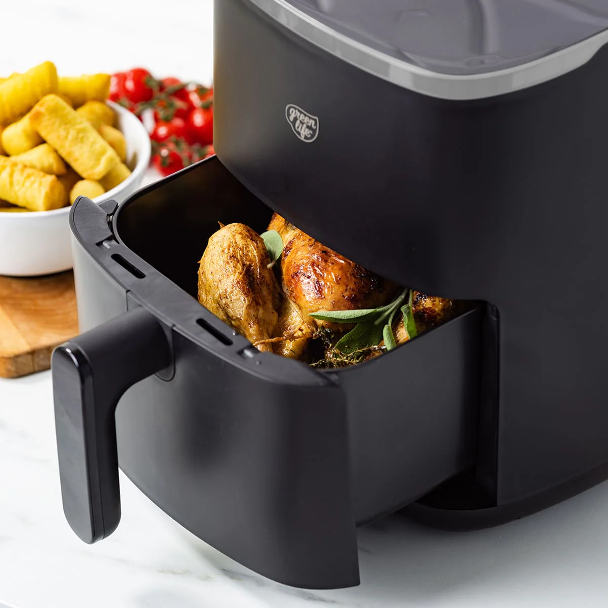 GreenLife<br> Air Fryer in Black - Image 6