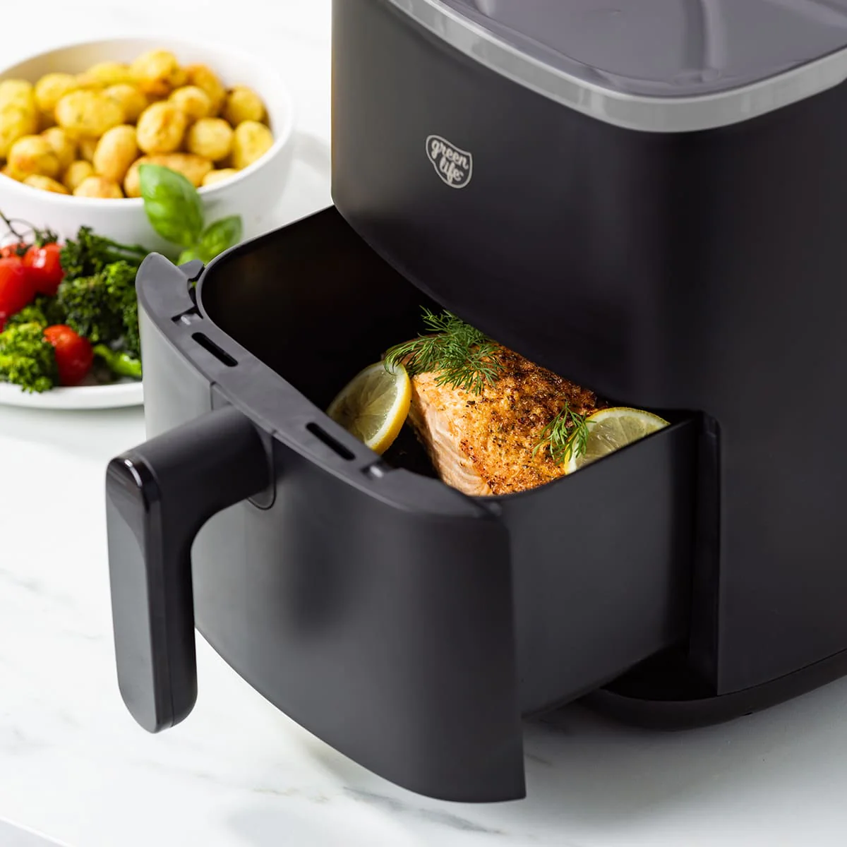 GreenLife<br> Air Fryer in Black - Image 7