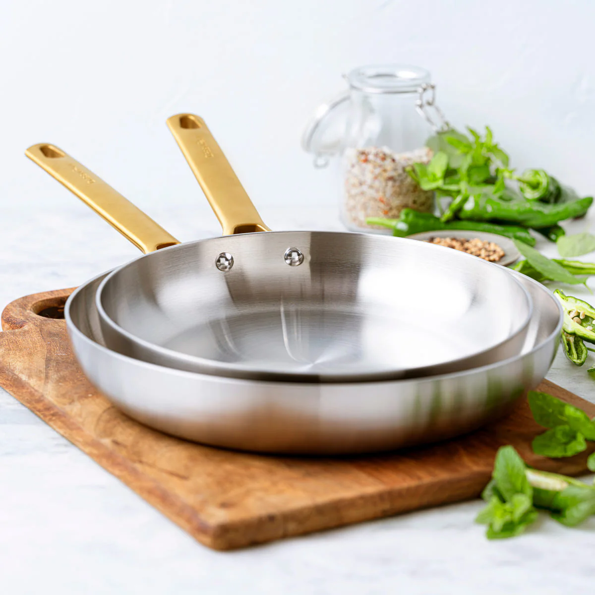 Padova<br> 2pcs Cookware Set, Stainless Steel - 26 & 30 cm - Image 2