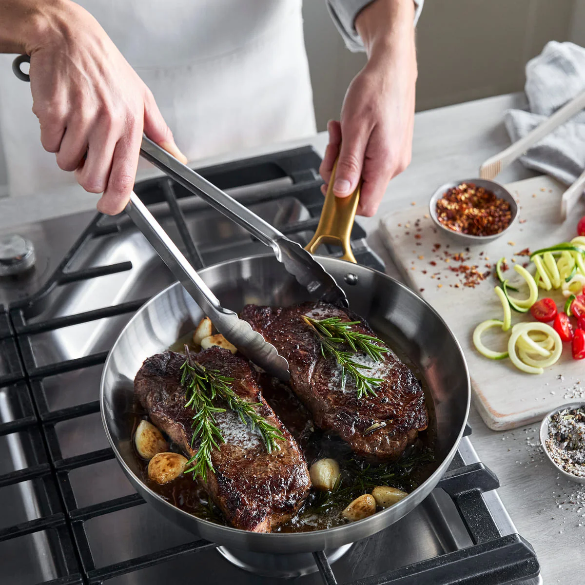 Padova<br> 2pcs Cookware Set, Stainless Steel - 26 & 30 cm - Image 3