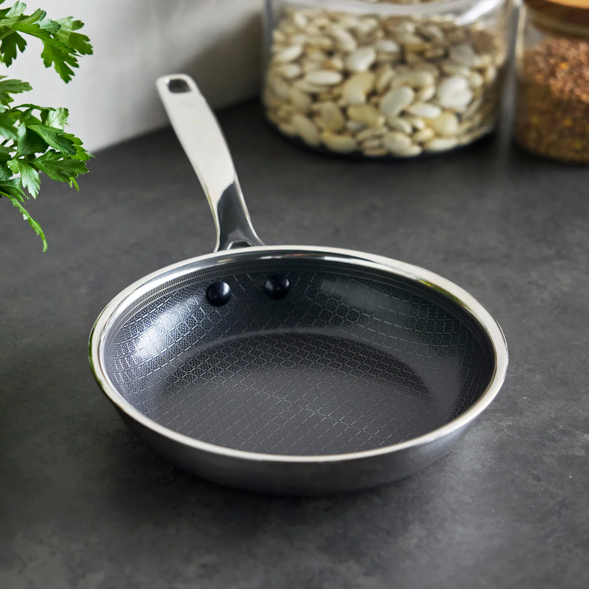 Blue Diamond<br> Diamond Bond Frying Pan 20, Stainless Steel - Image 5