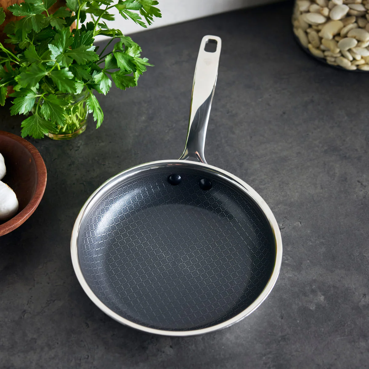 Blue Diamond<br> Diamond Bond Frying Pan 26, Stainless Steel - Image 5