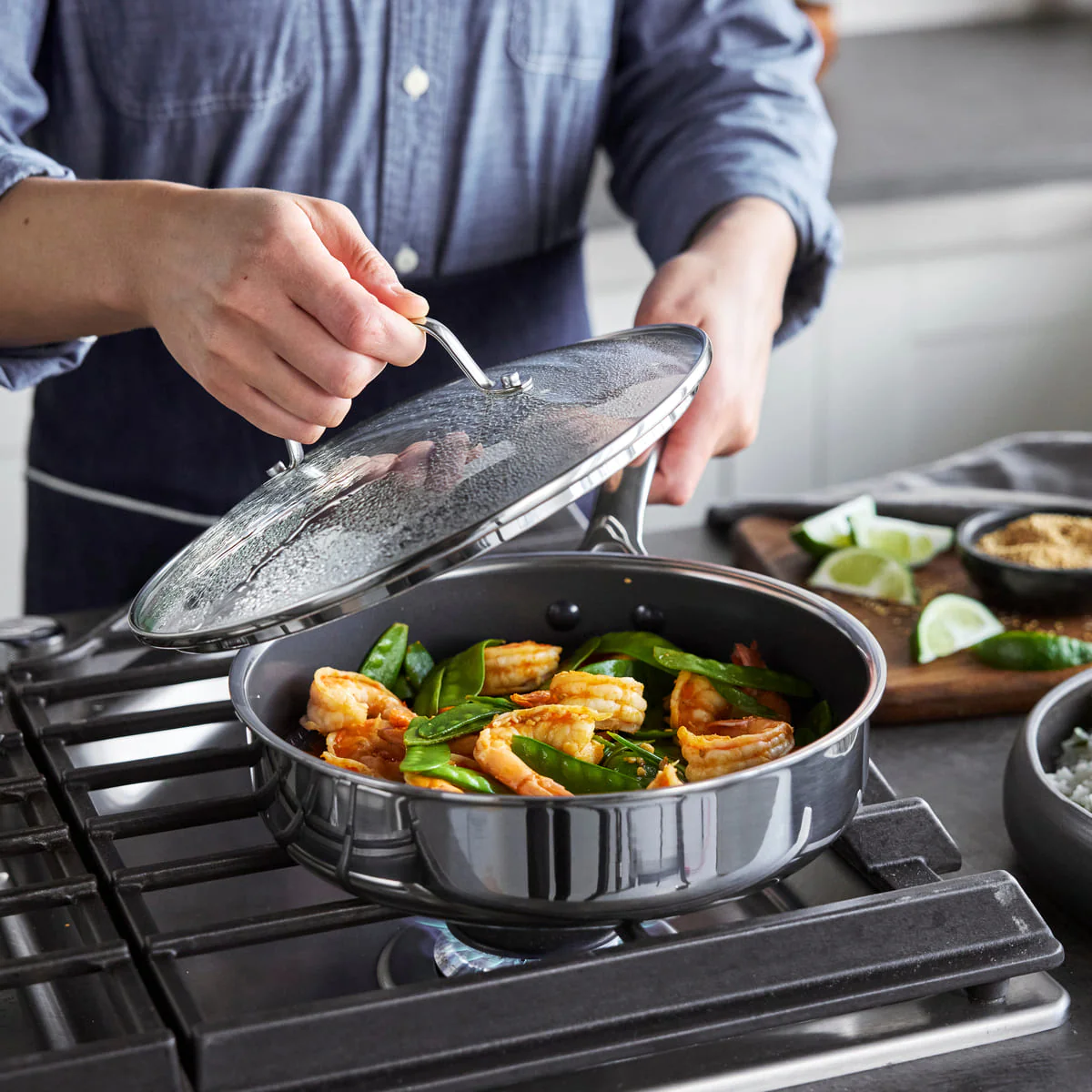 Blue Diamond<br> Diamond Bond 12pcs Cookware Set, Stainless Steel - Image 9