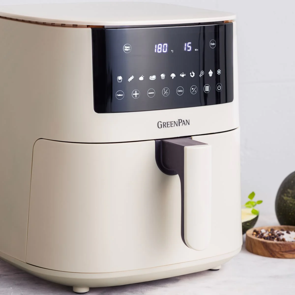 Bistro<br> XXL Coloured Air Fryer - Taupe - Image 4