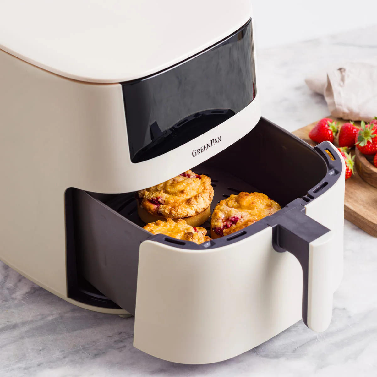 Bistro<br> XXL Coloured Air Fryer - Taupe - Image 9