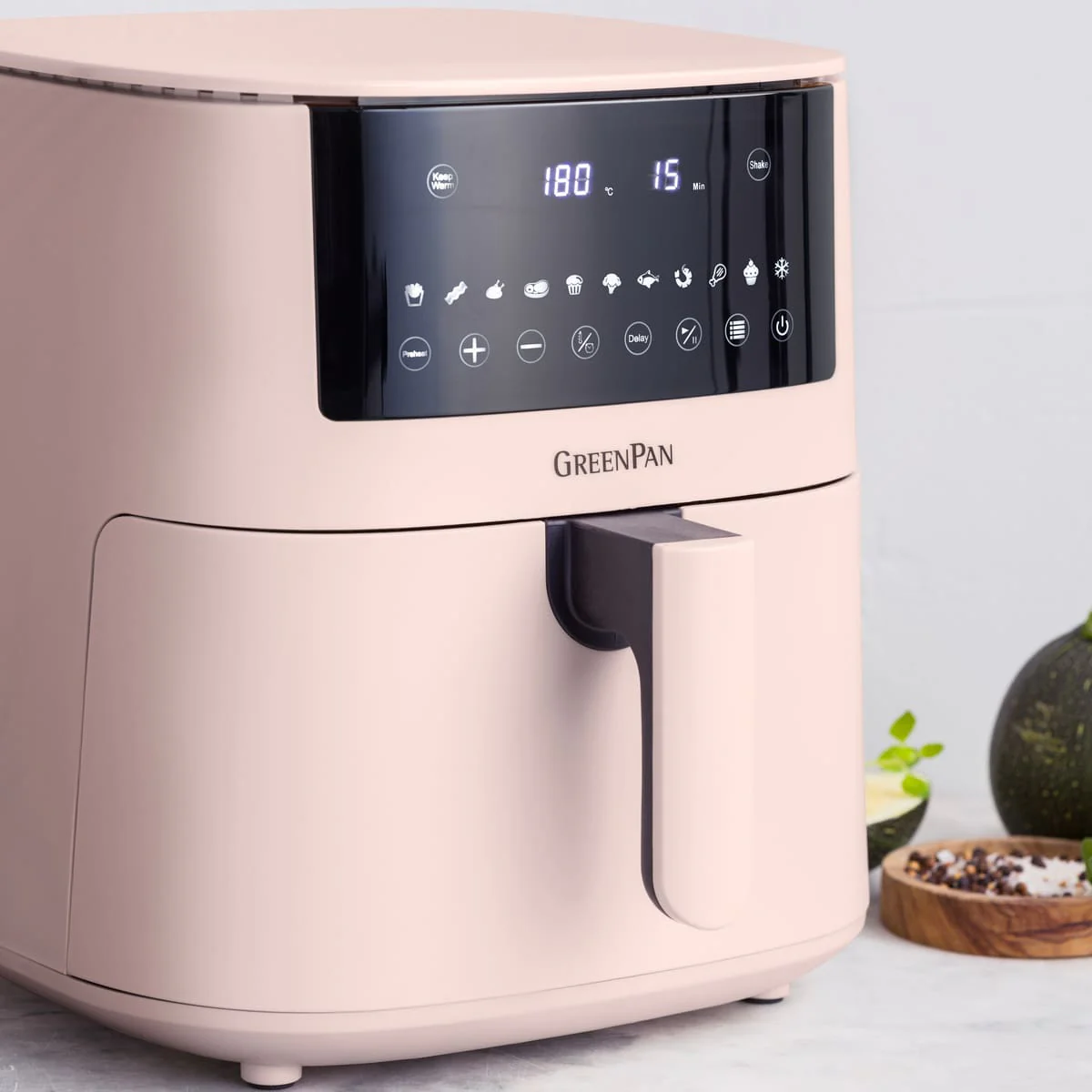 Bistro<br> XXL Coloured Air Fryer - Pink - Image 4