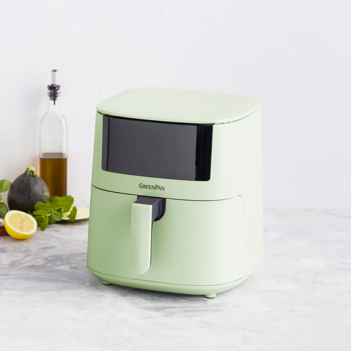 Bistro<br> XXL Coloured Air Fryer - Mint Green - Image 3