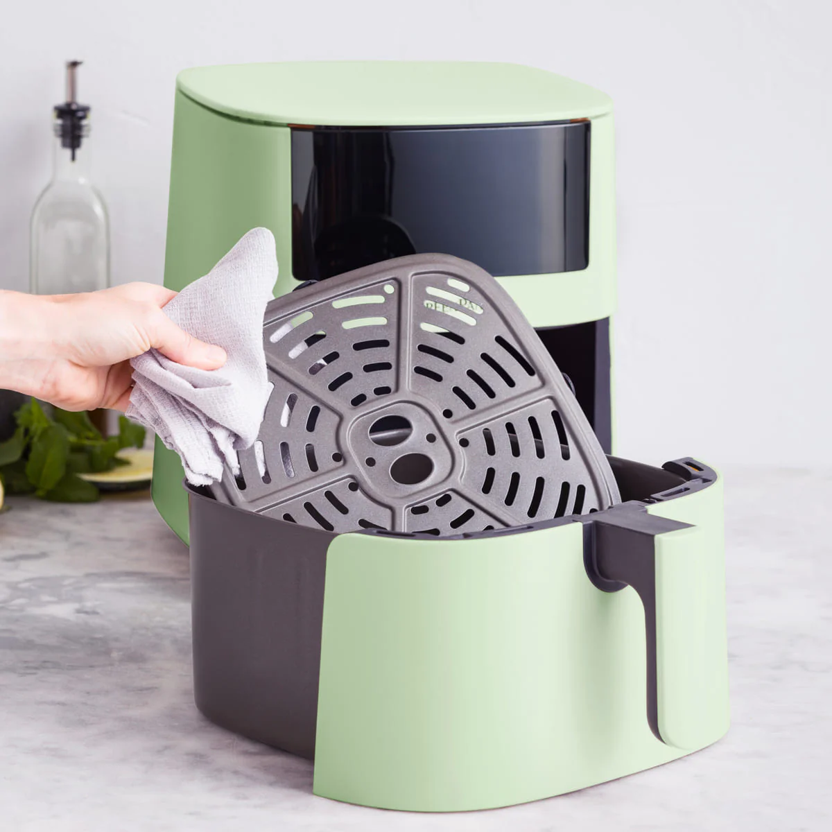 Bistro<br> XXL Coloured Air Fryer - Mint Green - Image 6
