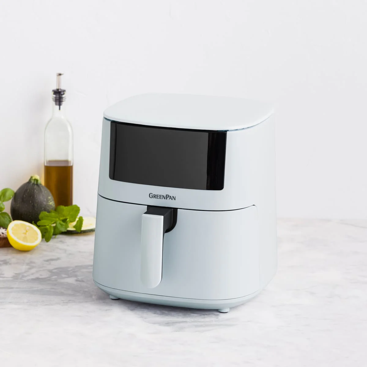 Bistro<br> XXL Coloured Air Fryer - Light Blue - Image 3