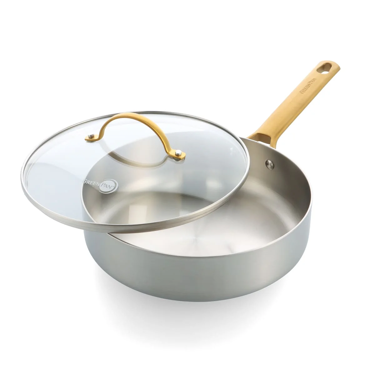Padova<br> Skillet With Lid, Stainless Steel - 24cm - Image 3