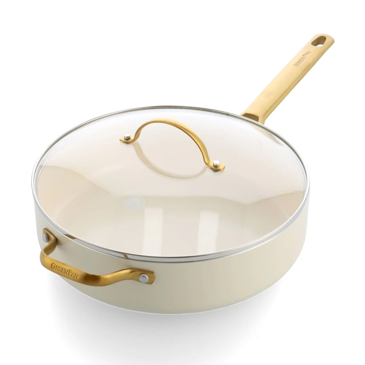 Padova<br> Skillet With Lid, Cream White - 28cm
