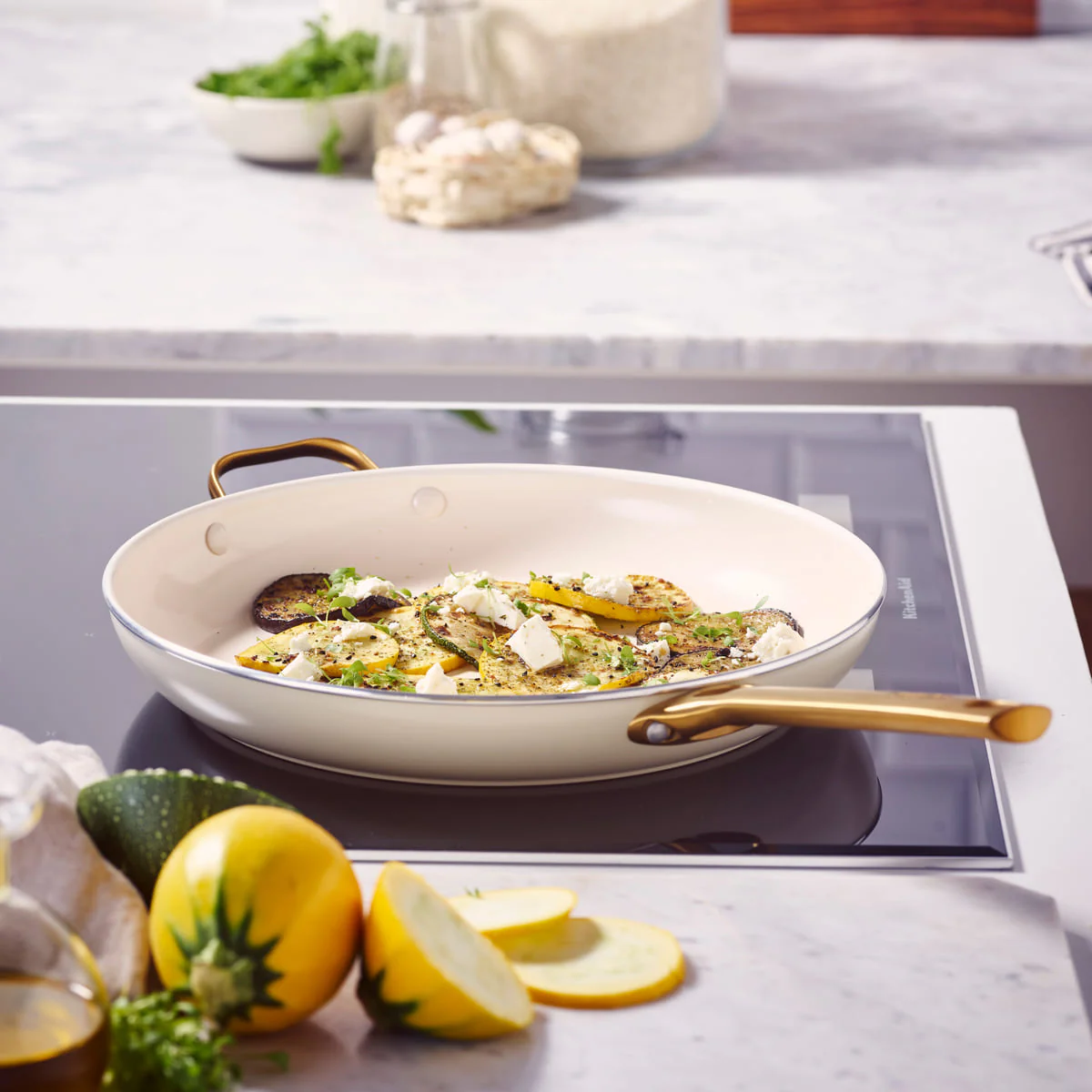 Padova<br> Frying Pan, Cream White - 32cm - Image 3
