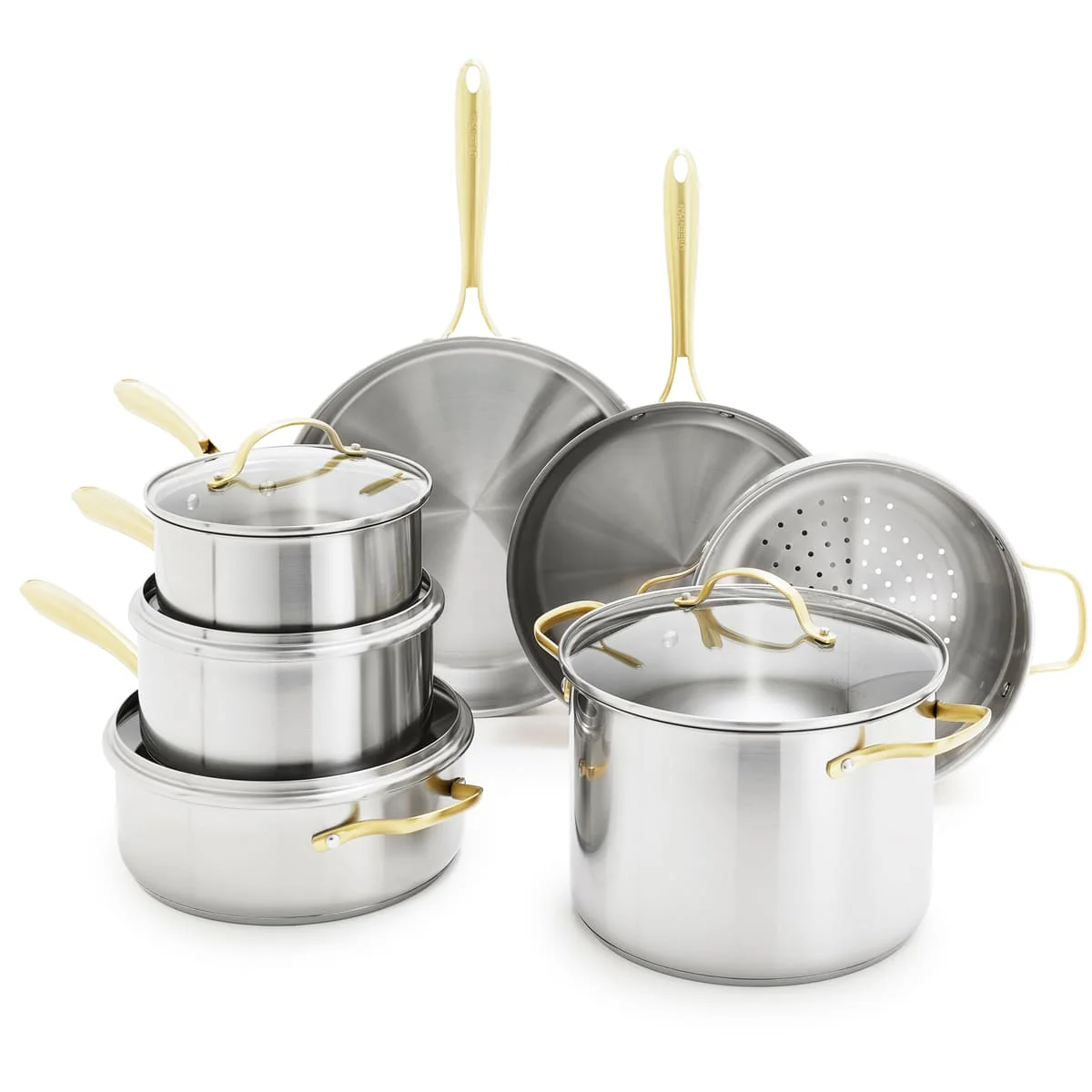 Swift<br> 11 pc Cookware Set, Stainless Steel