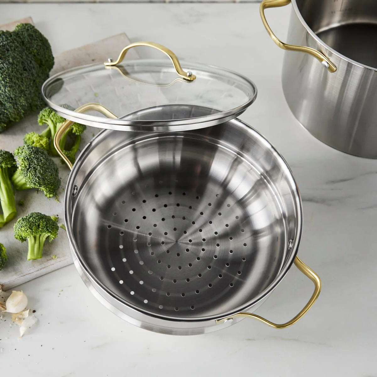 Swift<br> 11 pc Cookware Set, Stainless Steel - Image 4