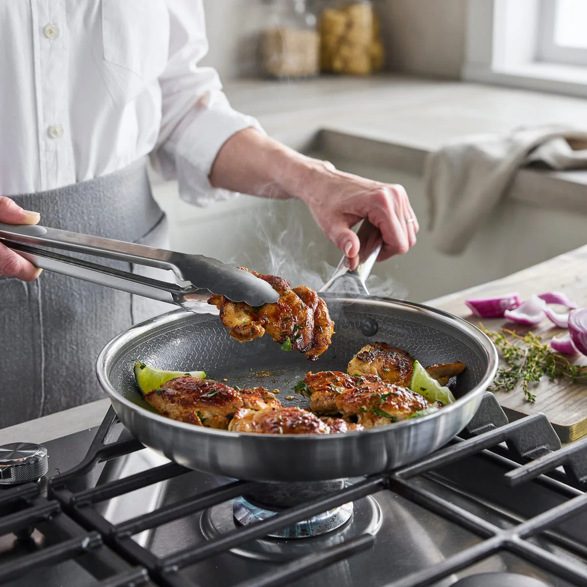 Apex<br> Thermobond Hybrid Ceramic Non-stick Frying Pan - 26cm - Image 3