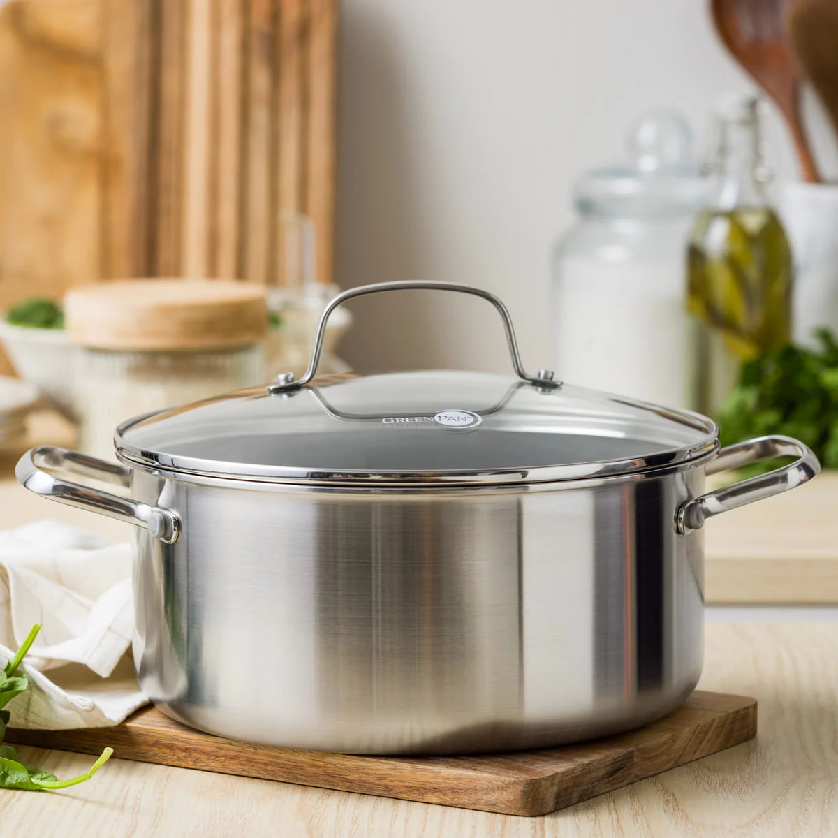 Apex<br> Thermobond Hybrid Ceramic Non-stick Casserole - 24cm - Image 3