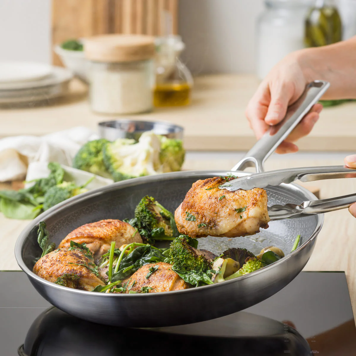 Apex<br> Thermobond Hybrid Ceramic Non-stick Frying Pan - 30cm - Image 2