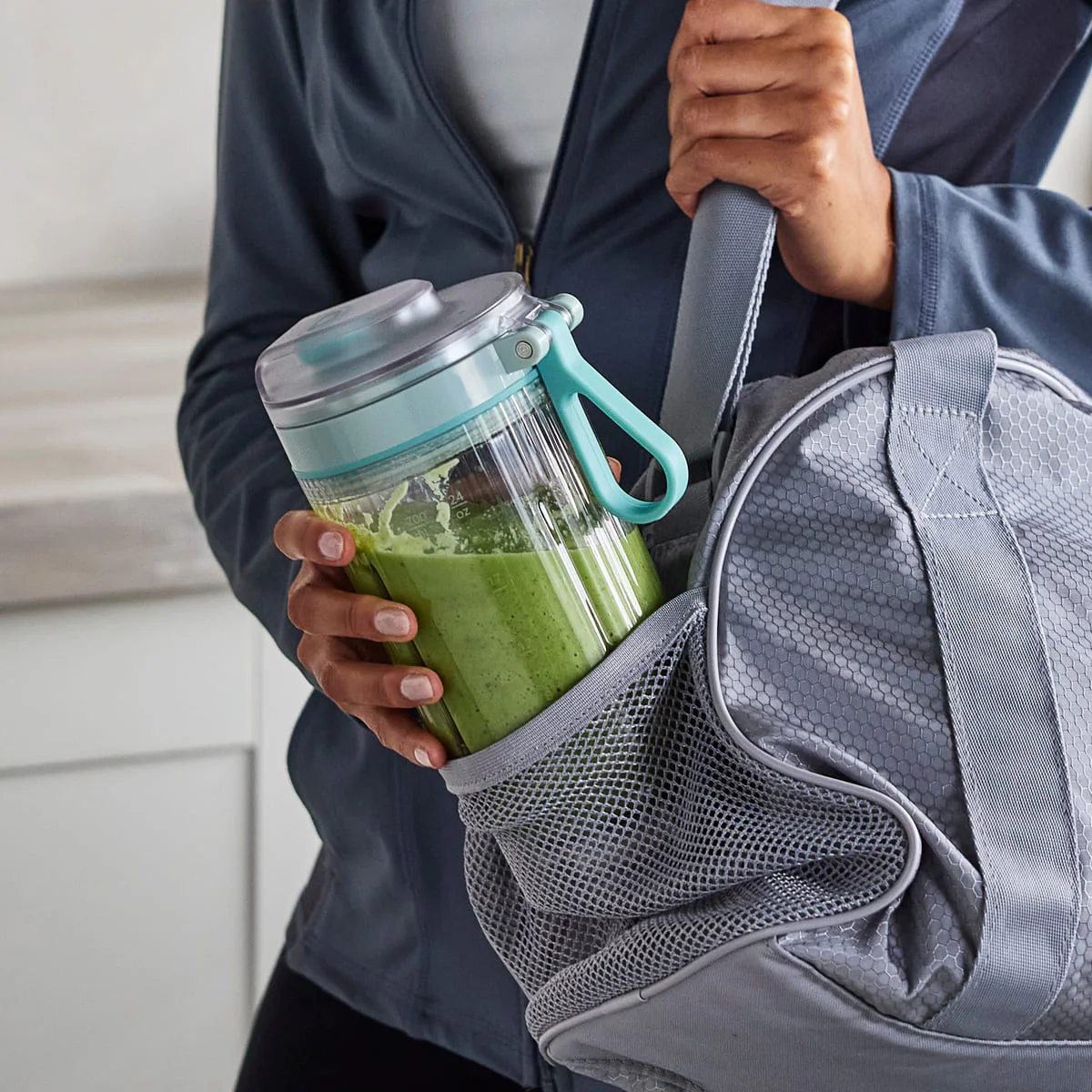 GreenPan Spin & Go<br> Portable Blender<br> Seaside - Image 4