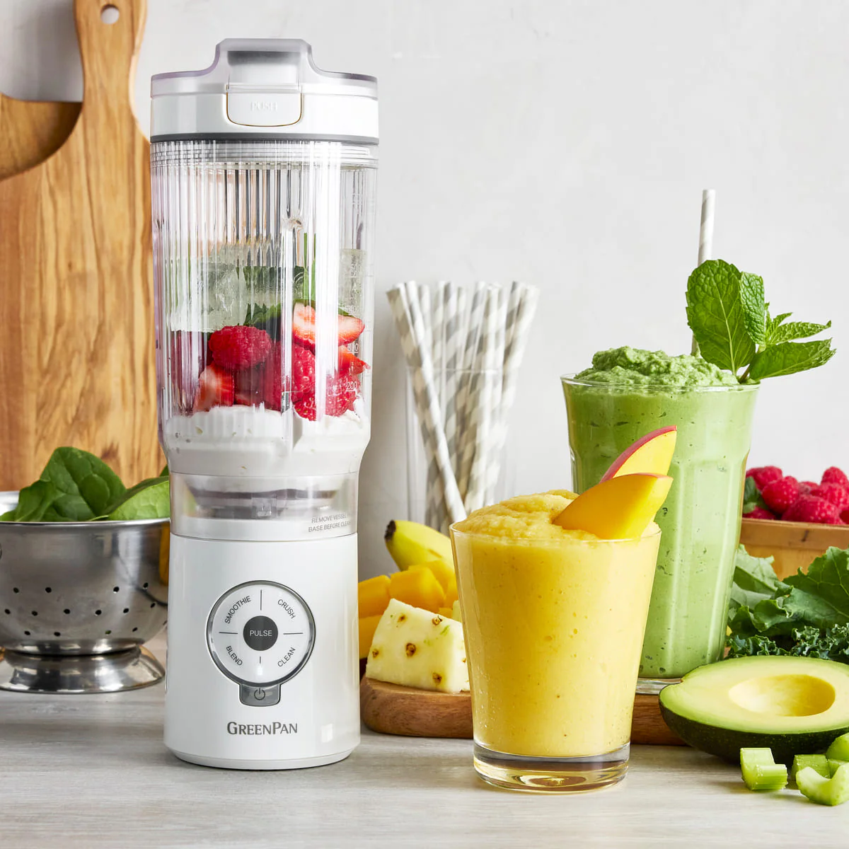 GreenPan Spin & Go<br> Portable Blender Cream - Image 2