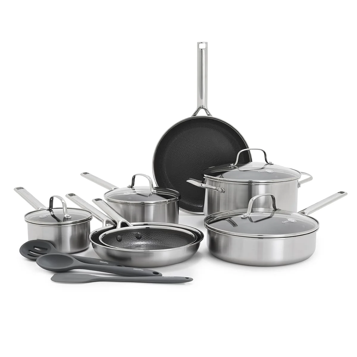 Apex<br> Thermobond Hybrid Ceramic Non-stick 7(15)pc Cookware Set