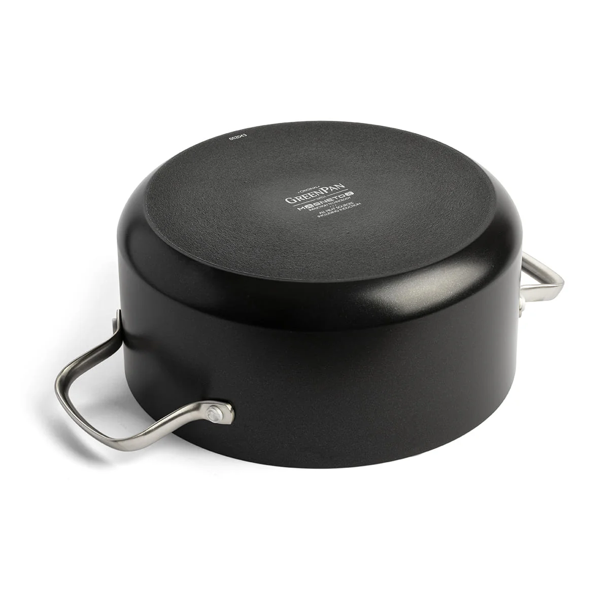 Copenhagen<br> Stock Pot with Lid, Black - 24cm - Image 4