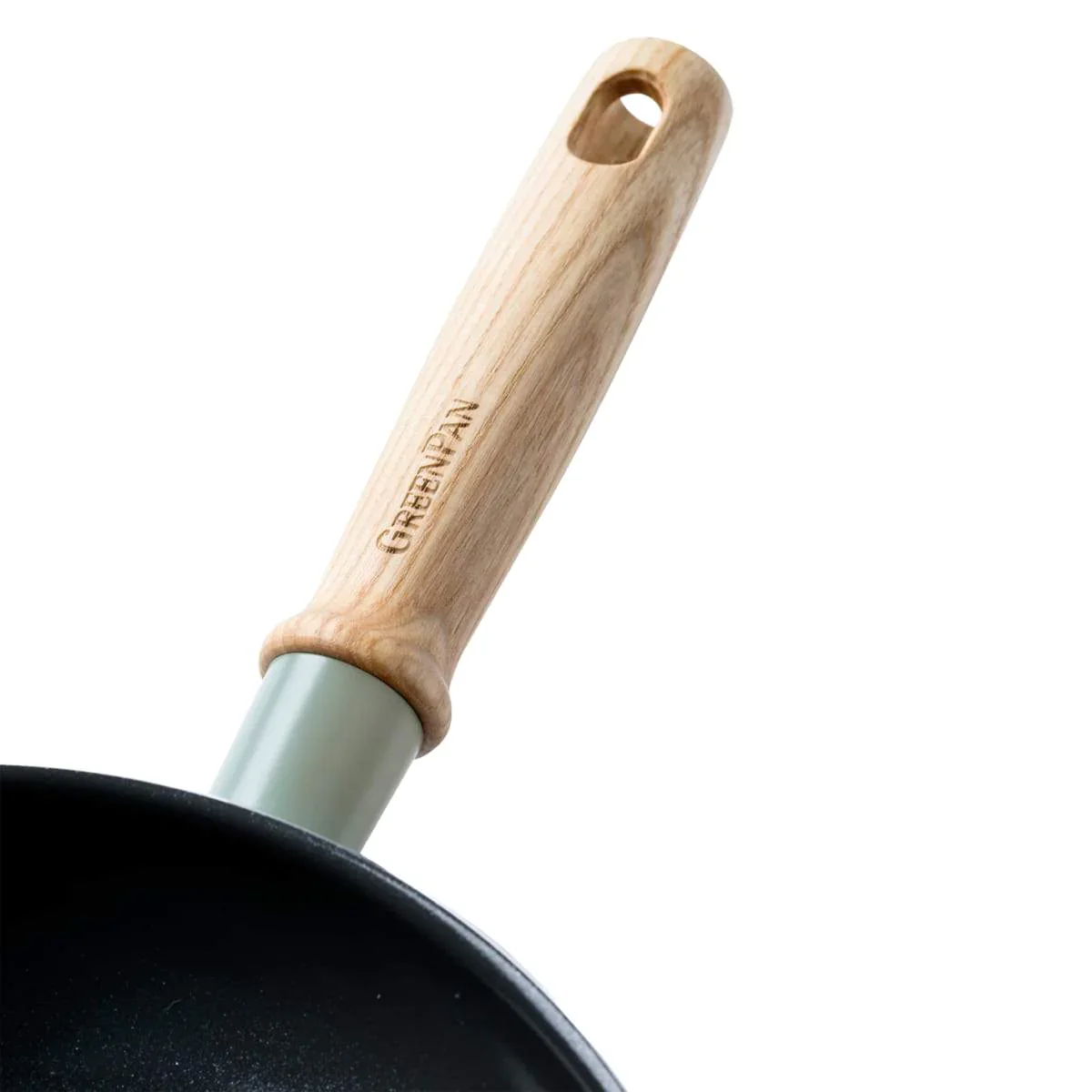 Mayflower<br> Deep Frying Pan, Smokey Sky Blue - 28cm - Image 3