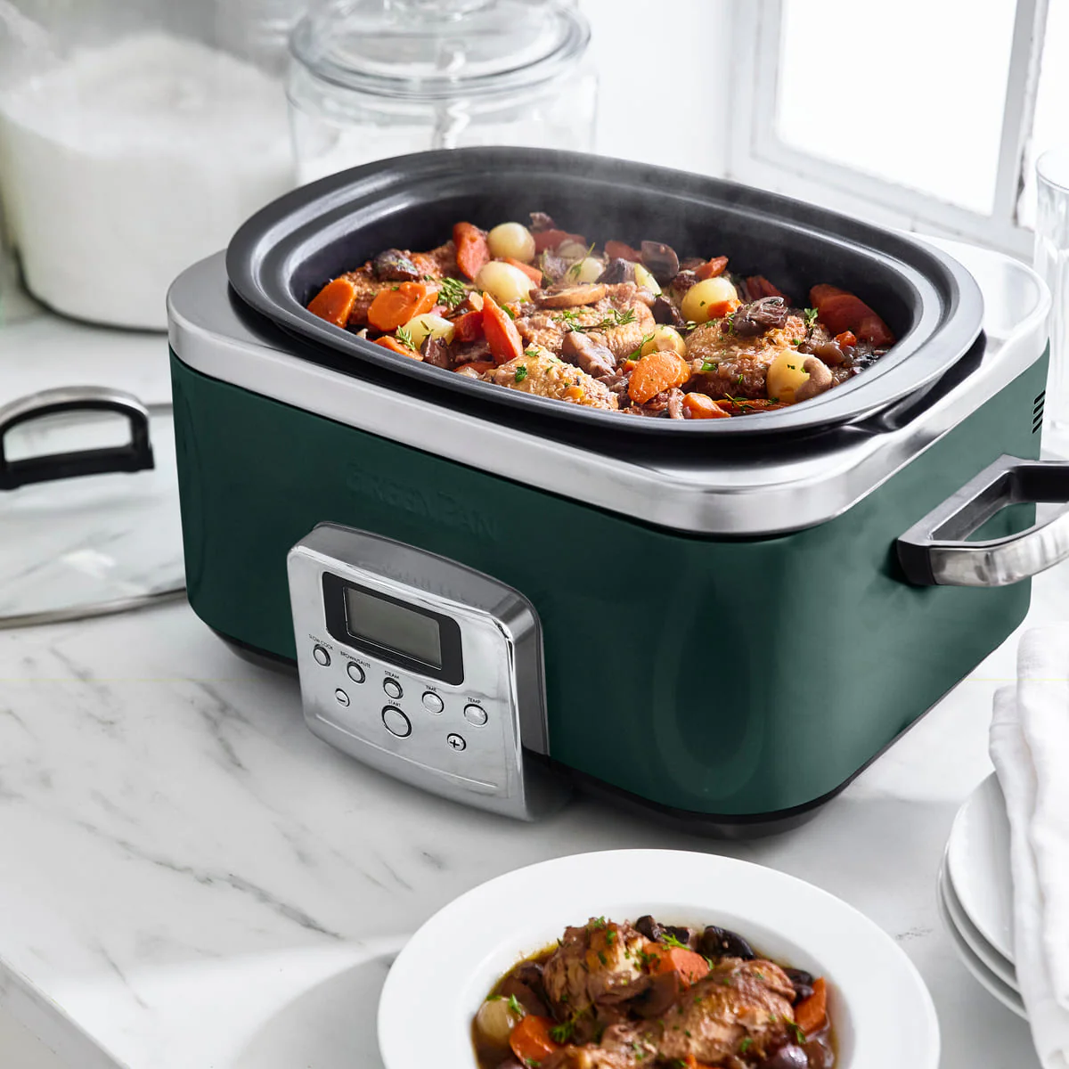 Slow Cooker<br> Pine Green, 6L - Image 5