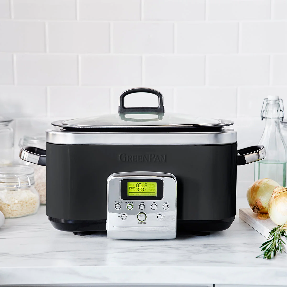 Slow Cooker<br> Black, 6L - Image 2