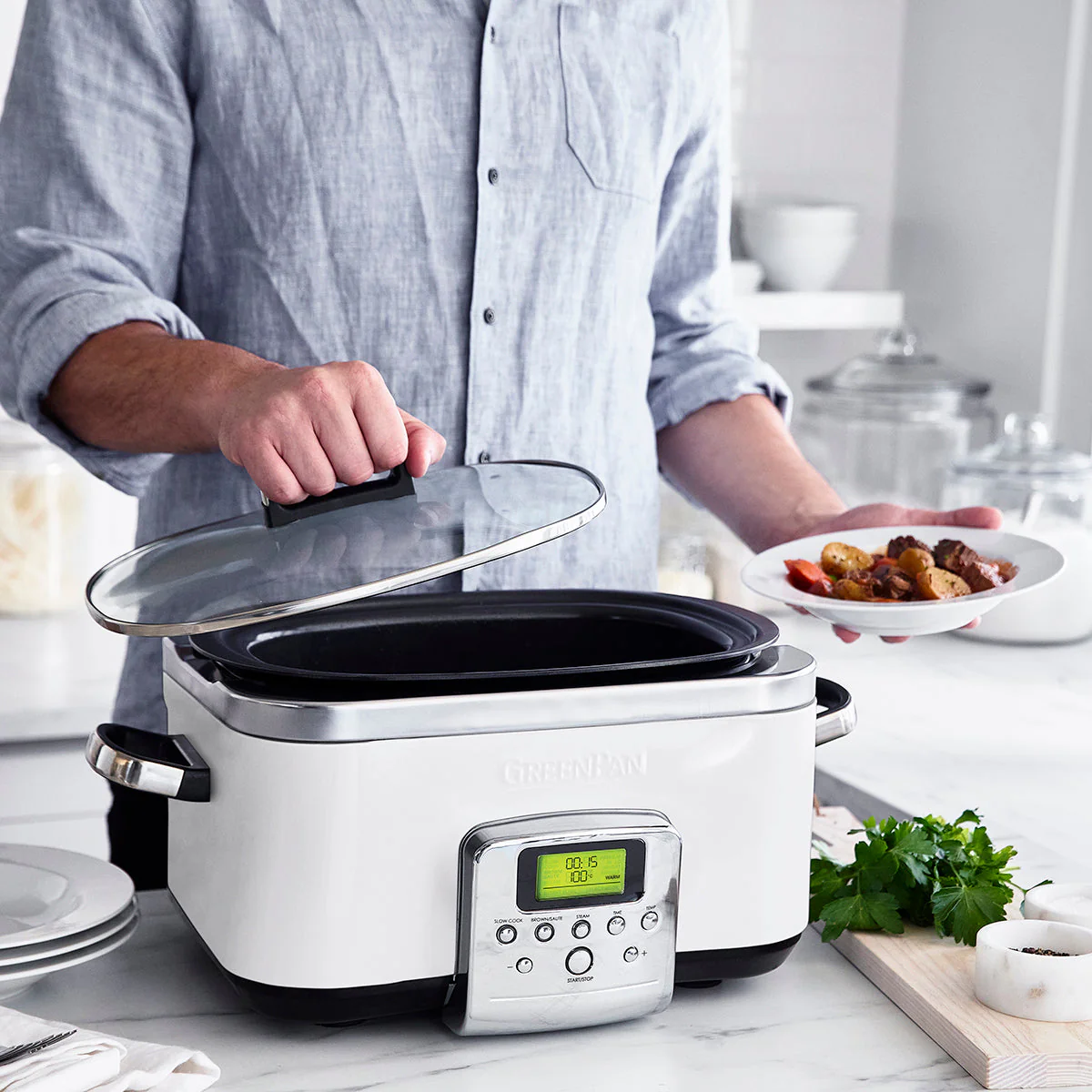 Slow Cooker<br> Cloud Cream, 6L - Image 5