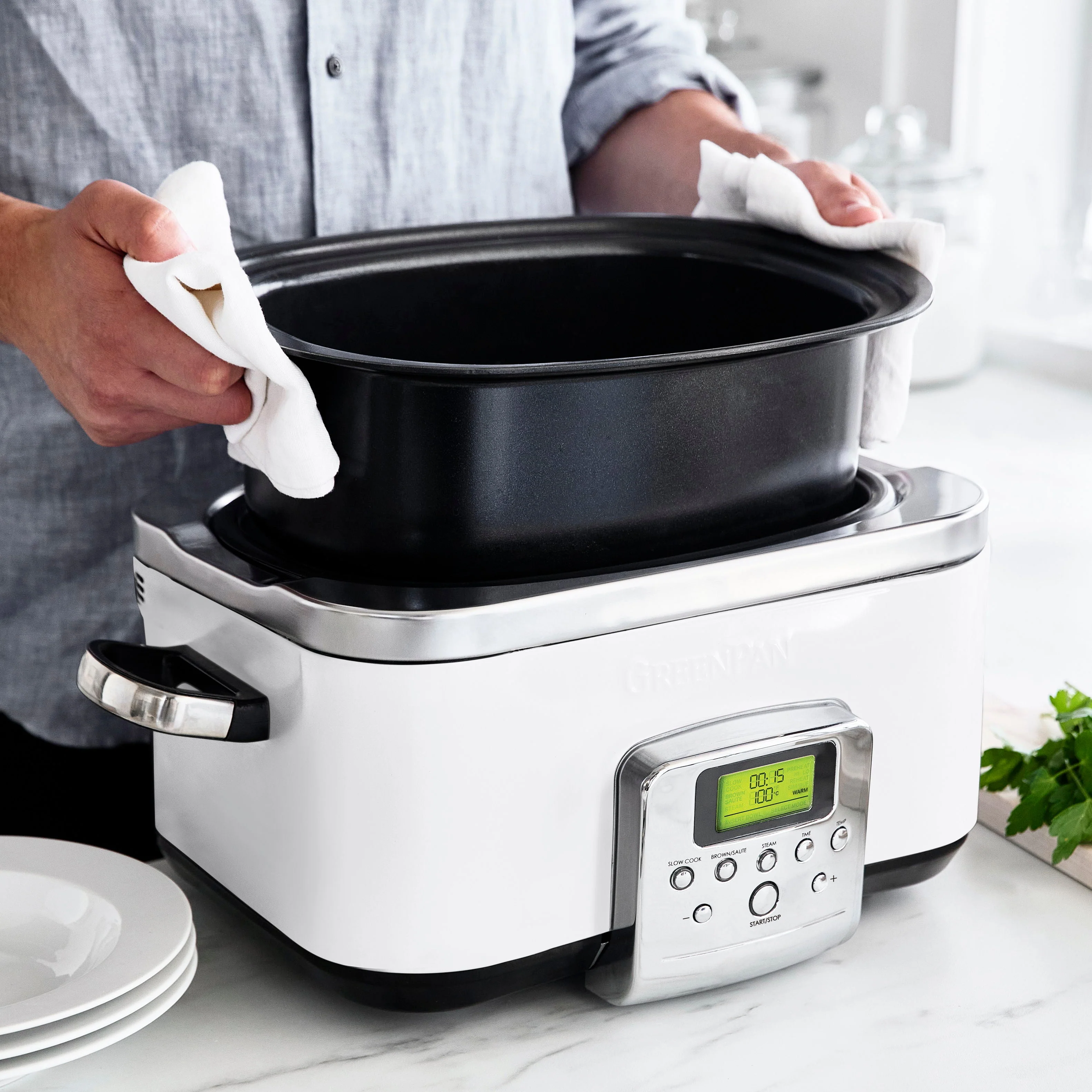 Slow Cooker<br> Cloud Cream, 6L - Image 7