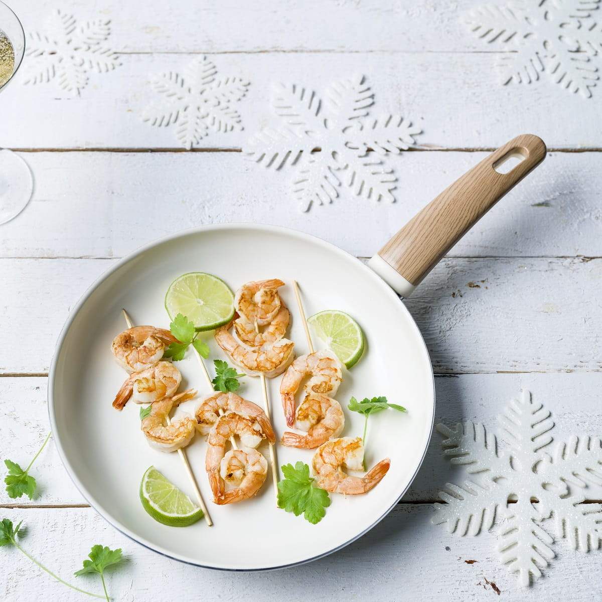 Wood-Be<br> Frying Pan, Cream White - 24cm - Image 4